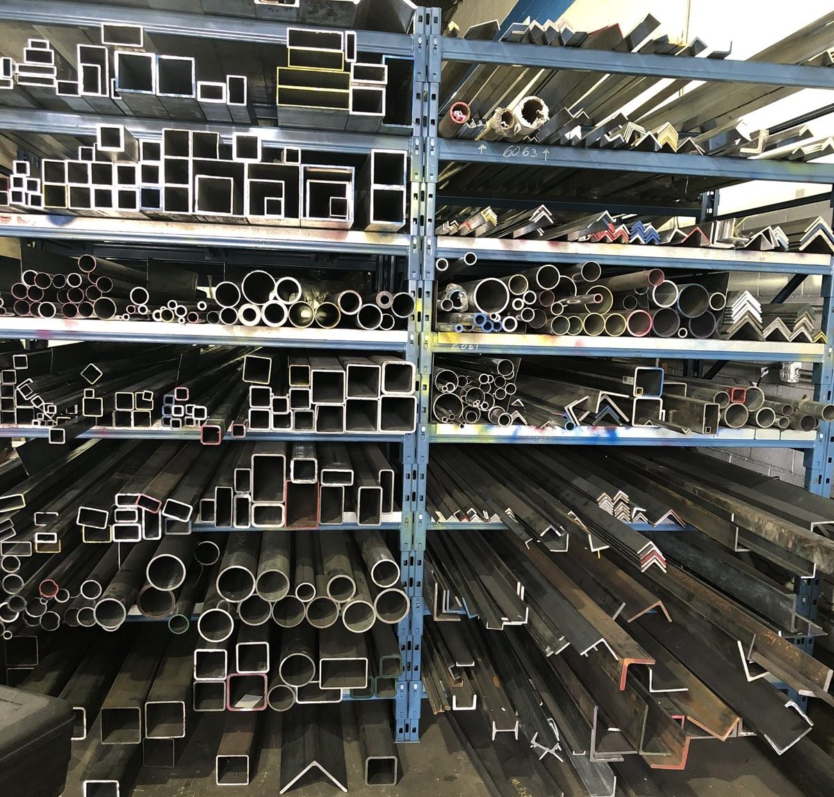 Structural Steel (angles, channels, beams)